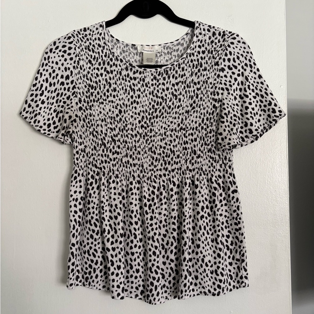URBAN Romantics Monochrome Patterned Blouse